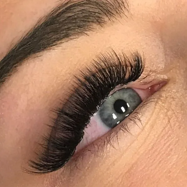 A full set of eyelash extensions by Pink Boulevard in Malvern