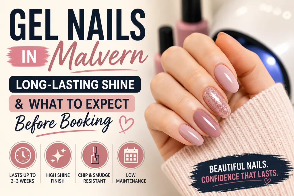 Gel Nails in Malvern: Long-Lasting Shine & What to Expect Before Booking
